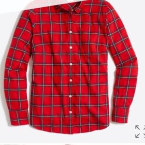 J Crew factory boy fit flannel shirt